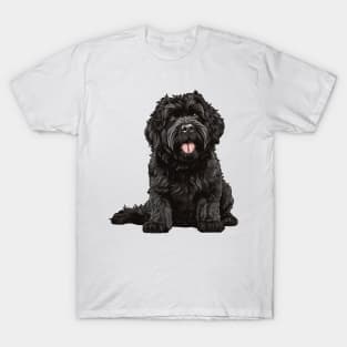 Bouvier des Flandres Dog Illustration T-Shirt